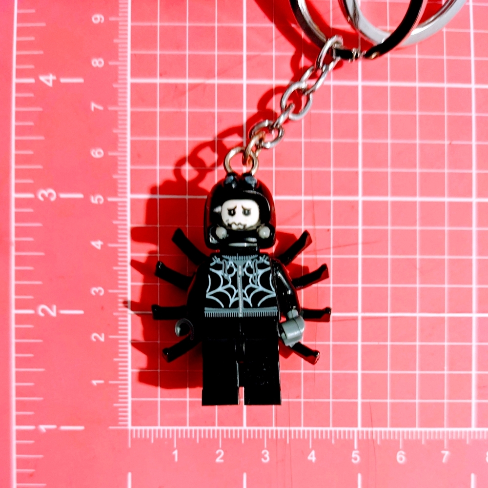Spiderman Lego keychain